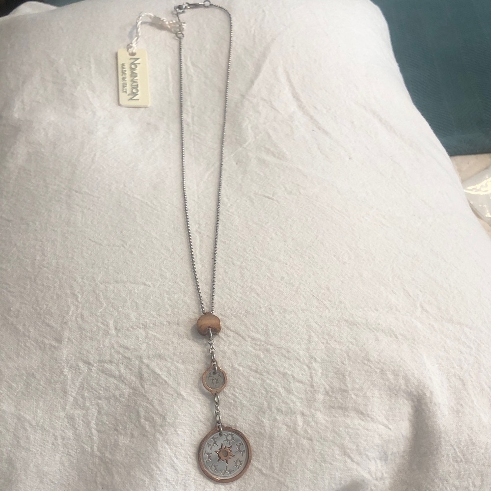 Nomination Silver and rose gold Layered Medallion Necklace